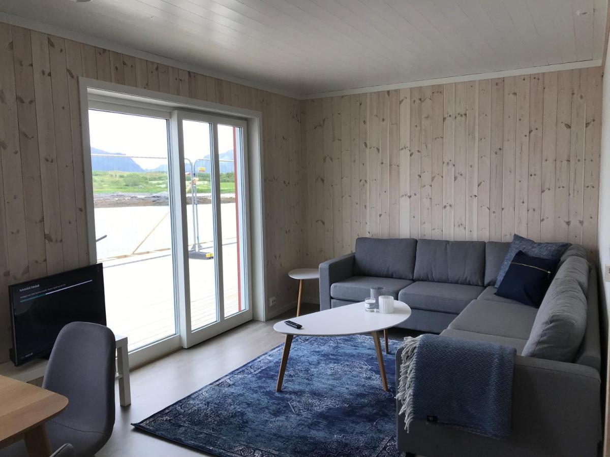 Nappstraumen Seafront Cabin Leknes Exterior foto