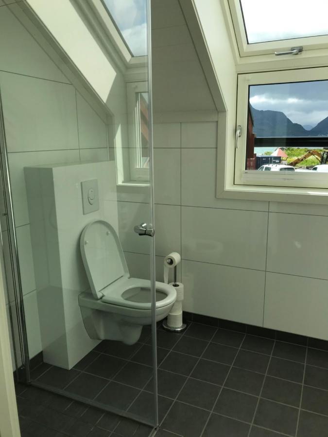 Nappstraumen Seafront Cabin Leknes Exterior foto